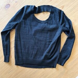 Philosophy Black Knit Sweater Petite Small
